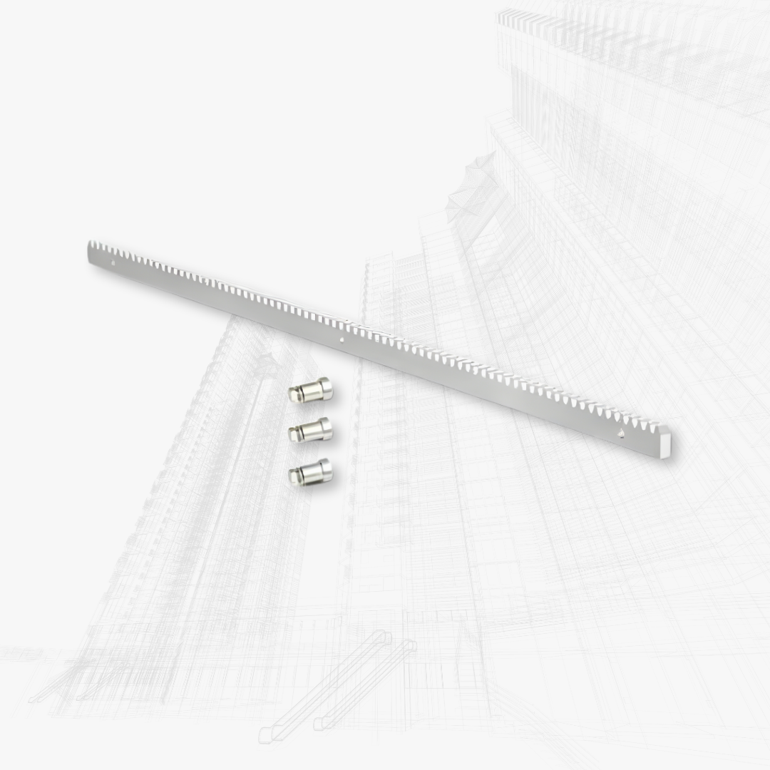 Cremagliera zincata FAAC (attacco meccanico e saldato)